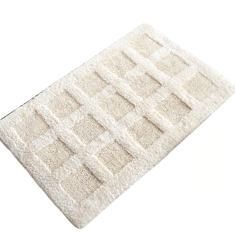 พรม MJHOMEDESIGNS DOORMAT CARPET 04 ขนาด 40*60 CM ขาว